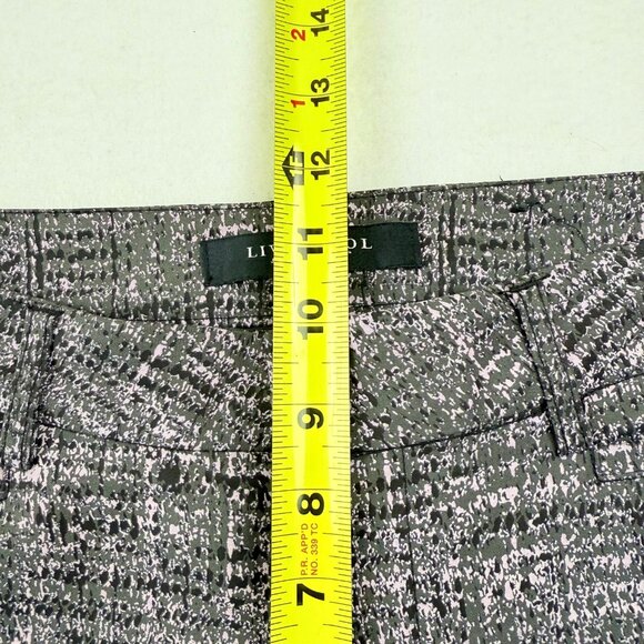 Liverpool Womens  Boot Cut Mid Rise Abstract Magnet Color Trousers Pants Size 10 - Picture 9 of 12